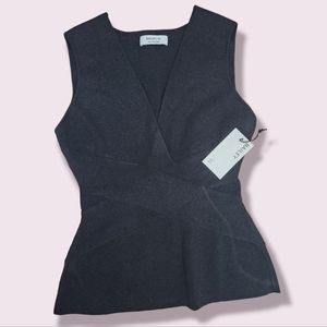 Bailey 44 NWT Shimmer Bandage Flare Top